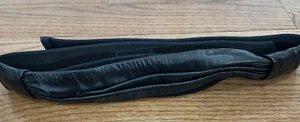 Vintage Arlene Ogene Cord Knot Belt Black 80s Adjustable - Picture 1 of 3