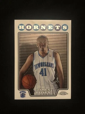 2008-09 Topps Chrome Refractors Hornets Basketball Card #81 James Posey - Image 1 of 2
