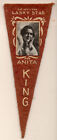 1915 ANITA KING Lasky Film Star Pennant Miniature PREMIÈRE FEMME CARTE DE COURSE PILOTE
