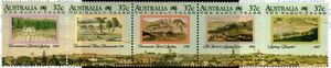 Australien 1988 Yvert 1077/81 Gemälde postfrisch sehr schön - Bild 1 von 1