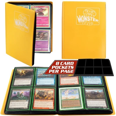 Carpeta de Tarjetas Coleccionables Monster 4 Bolsillos - Álbum Naranja Girasol Mate, Anti-El... Foto 1 de 4