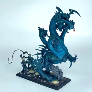 Kharibdyss War Hydra - Dark Elves - Warhammer Fantasy Painted Age of Sigmar - Picture 1 of 5
