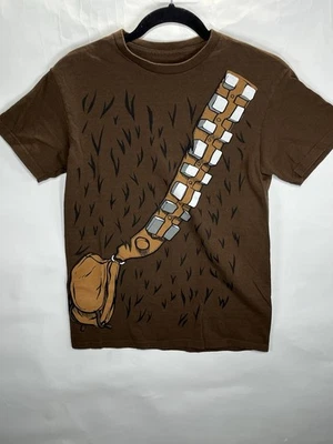 Star Wars I Am Chewbacca Juegos con disfraces Niños Pequeña Camiseta Marrón Personaje Masticable Camiseta Foto 1 de 4