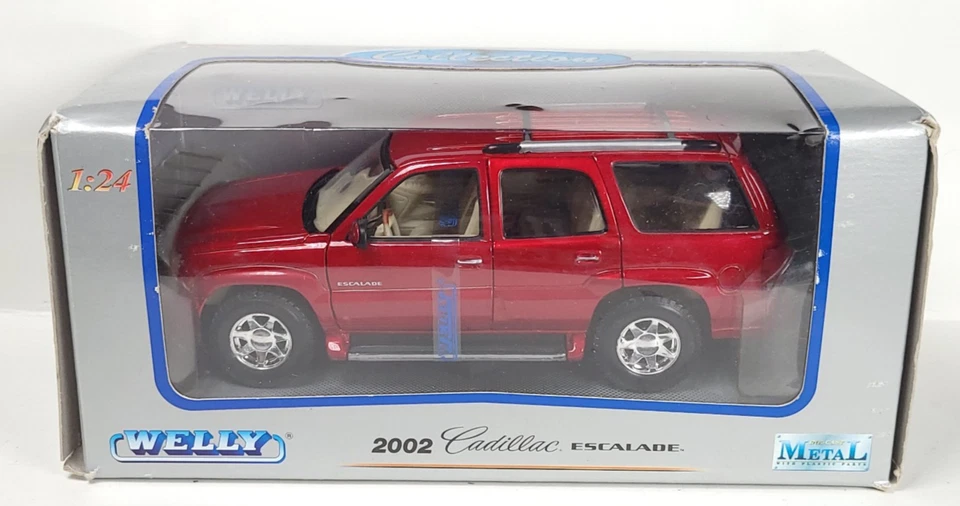 Welly 2002 Cadillac Escalade красный 1/24 - Изображение 1 из 1