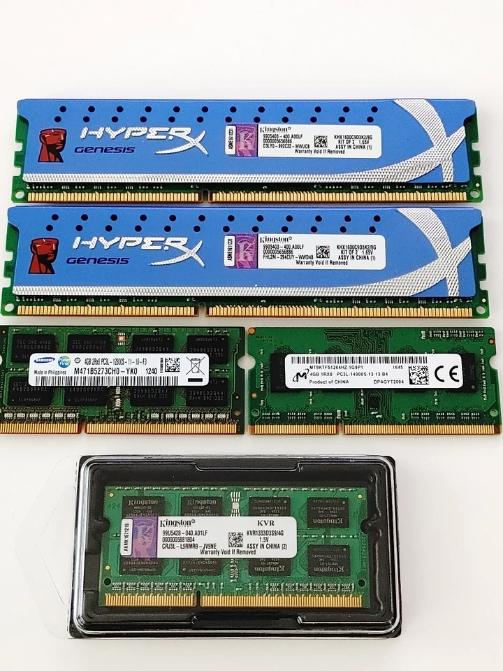 Kingston KHX1600C9D3K2/8G 8GB DDR3-1600 CL9 240-Pin DIMM Kit + Bundle Laptop RAM - Image 1 of 4