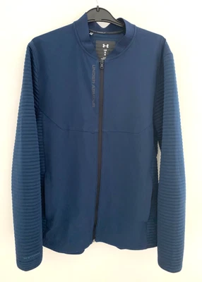 Under Armour Golf Drive Pro Storm Navy Blue Insulated Golf Wind Jacket Large - Image 1 of 4