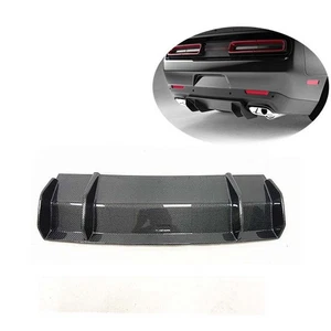 Carbon Fiber Rear Bumper Diffuser Lip MD Style for Dodge Challenger 2015-2023 - Picture 1 of 5