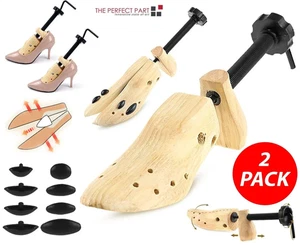 2-Wege Holz Schuhdehner Expander verstellbar für Männer & Frauen US 5-13 - Bild 1 von 9
