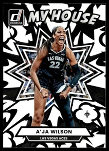 2025-26 Panini Donruss WNBA My House A'ja Wilson #5 B - Imagen 1 de 2