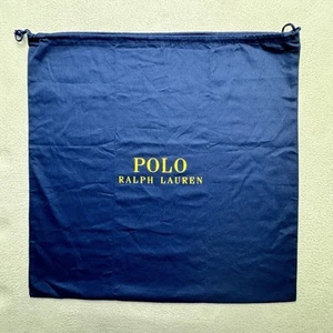 "Bolso de protección contra el polvo POLO Ralph Lauren azul marino logotipo algodón nuevo 22""x22""" - Imagen 1 de 4