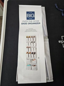 The Big One Over-The-Door Shoe Organizer--19" W x 61" H--20 Pockets-Grey--NEW-FS - Picture 1 of 3