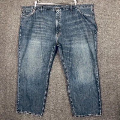 Levis 559 Mens Jeans 50x30 Relaxed Straight Leg Big & Tall Med Blue 100% Cotton - Image 1 of 4