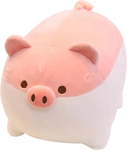 Soft Fat Pig Plush Hugging Pillow,Cute Piggy Stuffed Animal Doll Toy Gifts for B - Picture 1 of 12