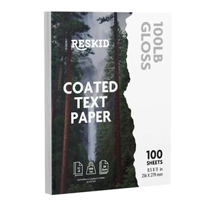 Double-Sided 100lb Gloss Text Digital C2S Paper – Perfect for Color Laser Pri... - Picture 1 of 1