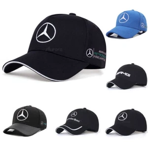 Gorra de béisbol ajustable AMG Petronas negra/blanca/azul marino/rosa para hombre - Imagen 1 de 15
