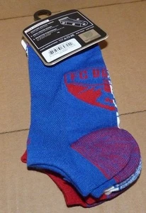 NEW MLS DALLAS FC 3 Pair Pack Ankle Socks Men Women 47 Brand L Large NWT - Picture 1 of 2