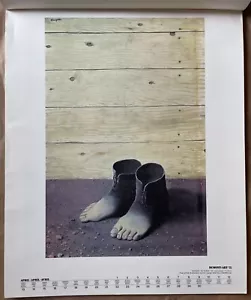 Dumont Pop Art 1975 Calendario Litografía René Magritte El Modelo Rojo - Imagen 1 de 1