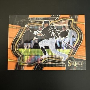 2023 Select Oscar Colas Diamond Level Neon Orange Pulsar Prizm Rookie RC #1/3