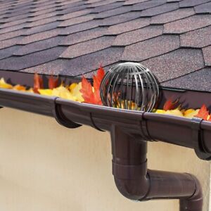 "Easy to Insert Downpipe Protection Leaves Sieve for Rain Gutters Set of 4"