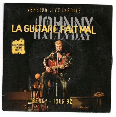 french sp johnny hallyday la guitare fait mal version unedite 3 titres - Photo 1/4