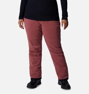 NEW Columbia Womens pants 2X PLUS Insulated Snow PANT Backslope III WINTER RED - Picture 1 of 8