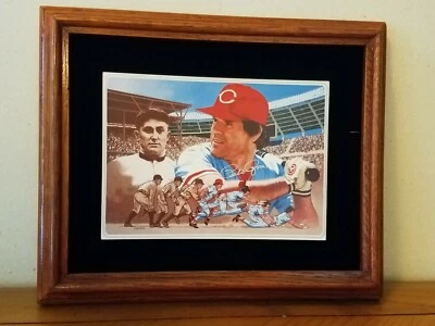 GARTLAN PLAQUE LIMITED EDITION " PETE ROSE PLATINUM EDITION " PASSING TY COBB - Image 1 of 4