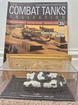 ALTAYA DEAGOSTINI 1/72 T-72M1 USSR 1981 DIECAST MODEL TANK + MAG - Image 1 of 3