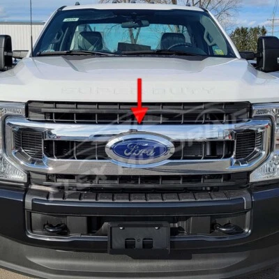 Rejilla cromada superpuesta para Ford F-250 F-350 F-450 XL Super Duty 2020-2022 Foto 1 de 4