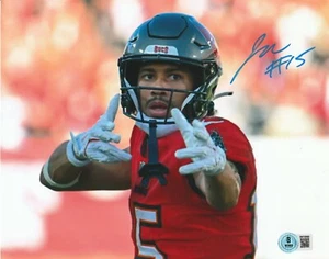 JALEN McMILLAN TAMPA BAY BUCCANEERS SIGNED 8 X 10 NFL PHOTO BECKETT WITNESSED - Picture 1 of 1