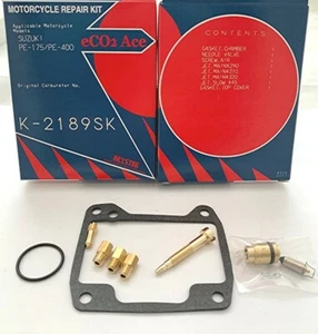 SUZUKI PE175 PE400 KEYSTER CARBURETOR REUILD REPAIR KIT 1980 - 1984 - Picture 1 of 9