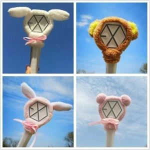 Kpop EXO Cute Cartoon Lightstick Headband Light Stick Plush Head Cover EXO-L - Picture 1 of 8