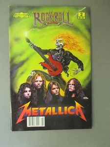 Metallica fumetto Rock n Roll Comics '89 numero #2! Copertina verde terza stampa! - Foto 1 di 1