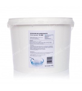 5Kg Sodium Bicarbonate Bicarb Baking Soda E500 Food Grade Bucket FREE P&P