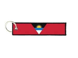 Schlüsselanhänger auto moto anhänger flagge fahne flaggen antigua barbuda - Bild 1 von 1
