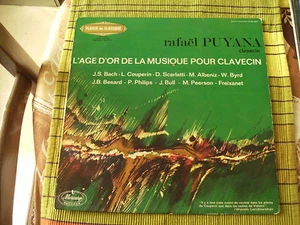 pochette de disque uniquement (pas de disque) rafaelPuyana age d'or clavecin - Imagen 1 de 2