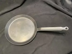 De Buyer Steel 9.5" Fry Pan Crepe Omelette Black Heavy Chef France 1830 Vintage - Picture 1 of 5