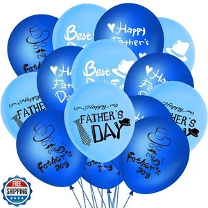 60 PIEZAS Globos de Látex Feliz Día del Padre Fiesta - Día del Padre/Mejor Papá Ever Par - Imagen 1 de 5