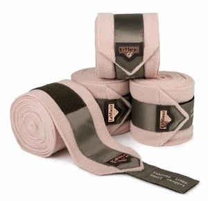 LeMieux Loire Polo Bandages Rose - Luxury Fleece, Exercise, Schooling - Picture 1 of 3