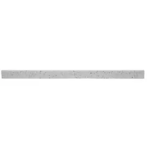 37 In. Bathroom Vanity Backsplash Flat Edge Cultured Marble Silver Ash Finish - Picture 1 of 8