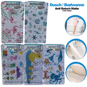 Bambini Motivo Inserto Vasca da Bagno Tappetino per la Doccia Antiscivolo Opaco - Picture 1 of 7