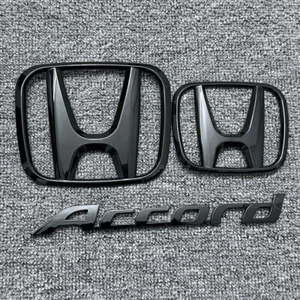 Front Grille Trunk Black Emblem For Honda Accord 2008-2017 Touring Coupe 2-Door - Picture 1 of 4