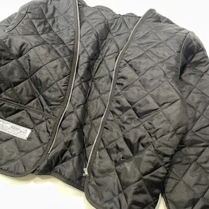 Red Kap Zip-In / Zip-Out Jacket Liner Quilted Short Crop Military Vintage Style - Picture 1 of 10