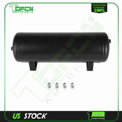 Tanque de aire de 2,5 galones y 6 puertos para compresor de bocina de tren suspensión neumática 200 PSI Foto 1 de 4