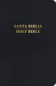 Bilingual Spanish English Bible Biblia Bilingue Rvr 1960/KJV Black Personal Size - Picture 1 of 2