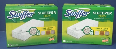 Paños de barrido en seco Swiffer ganancia almohadilla perfumada recambios 32 quilates envío gratuito Foto 1 de 4