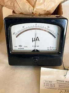 USSR Milliammeter M1690A (100-0-100mA) NEW IN BOX - Picture 1 of 5