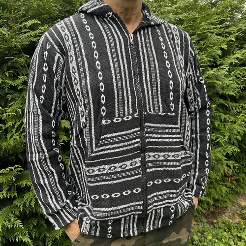 SACAI Giacca Baja Gheri giacca con cappuccio colorata felpa con cappuccio tasca canguro hippie Goa Psy Flair