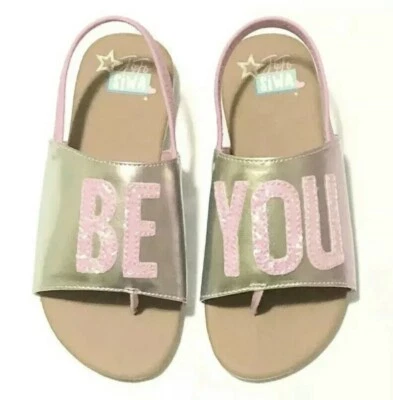 JoJo Siwa “Be You” Mules Slide Sandalia Zapatos Niñas Pequeñas Talla 6 Brillo Nuevo con Etiquetas Foto 1 de 4