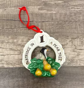 Vtg 1992 Mercuries USA 12 Days of Christmas #1 Replacement Ornament Porcelain - Picture 1 of 5