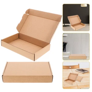 20 PCS Verpackungskarton Aus Wellpappe Wellpappe-Schachteln Bevorzugung Kisten - Bild 1 von 12